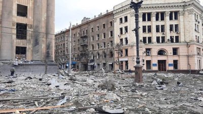 Біля Харкова збили російський літак (ВІДЕО)