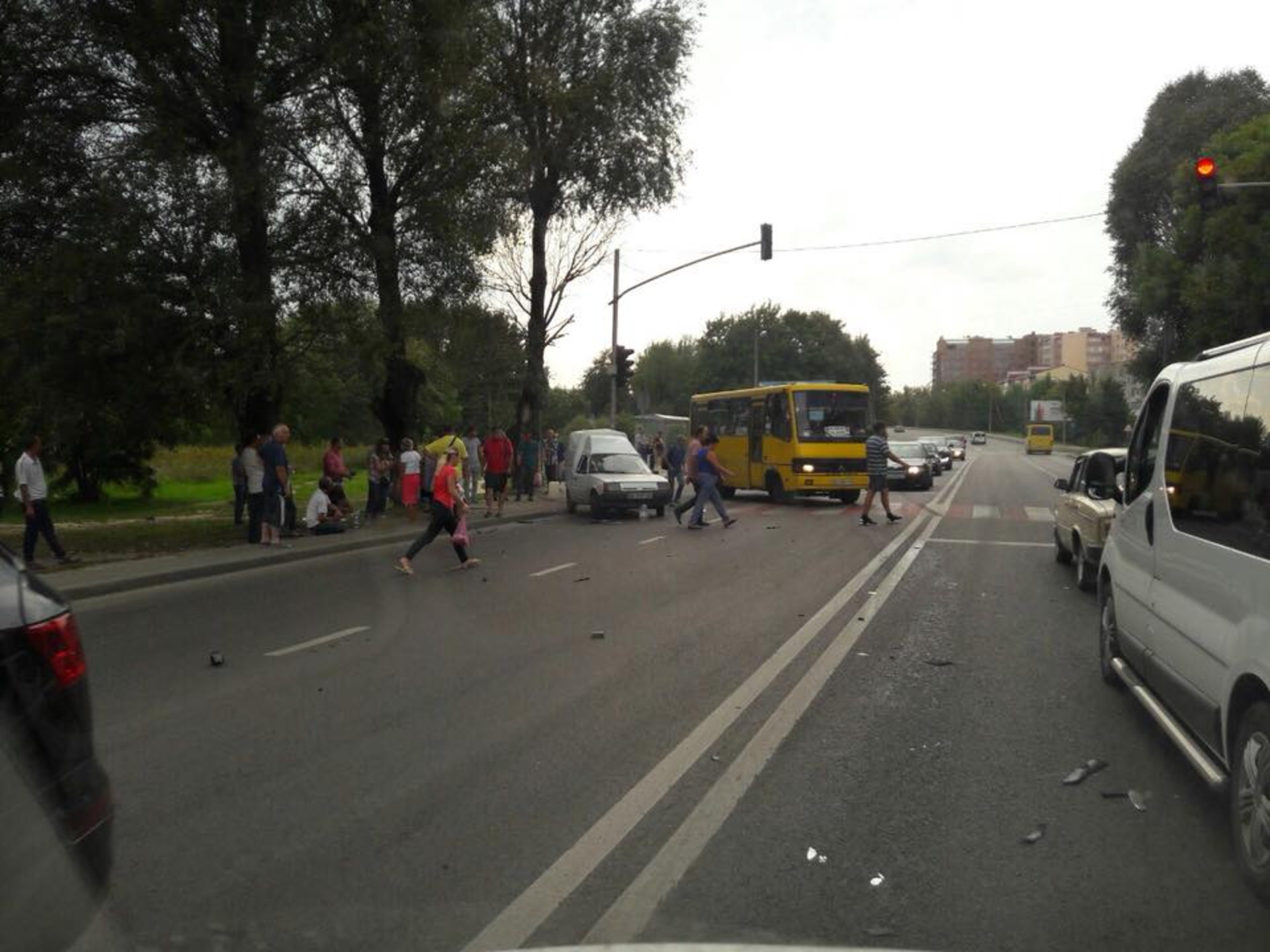 У Рясне-1 водій намагався покинути місце ДТП