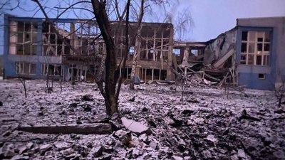 Наслідки вчорашніх вибухів на тимчасово окупованих територіях Донецької області (ФОТО)