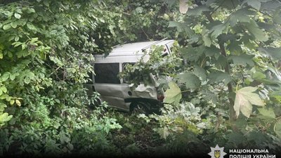 На Львівщині Peugeot Expert злетів з траси