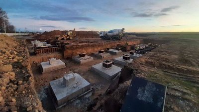 На Львівщині будують сучасне картоплесховище (ФОТО)
