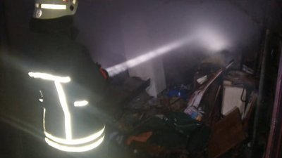 У Дрогобичі горів гараж
