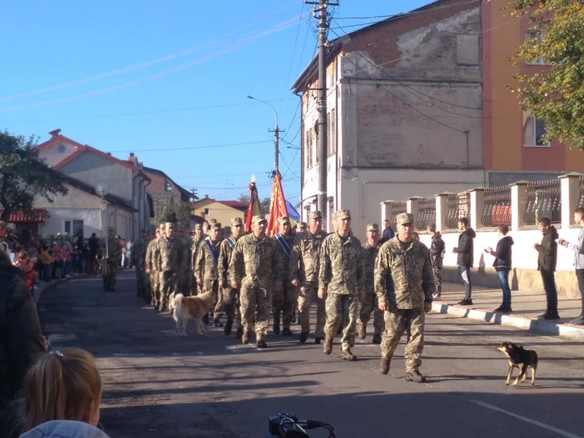 Львівщина зустрічає військових, які повернулись із зони ведення бойових дій. Фото Юля Субота, 4studio