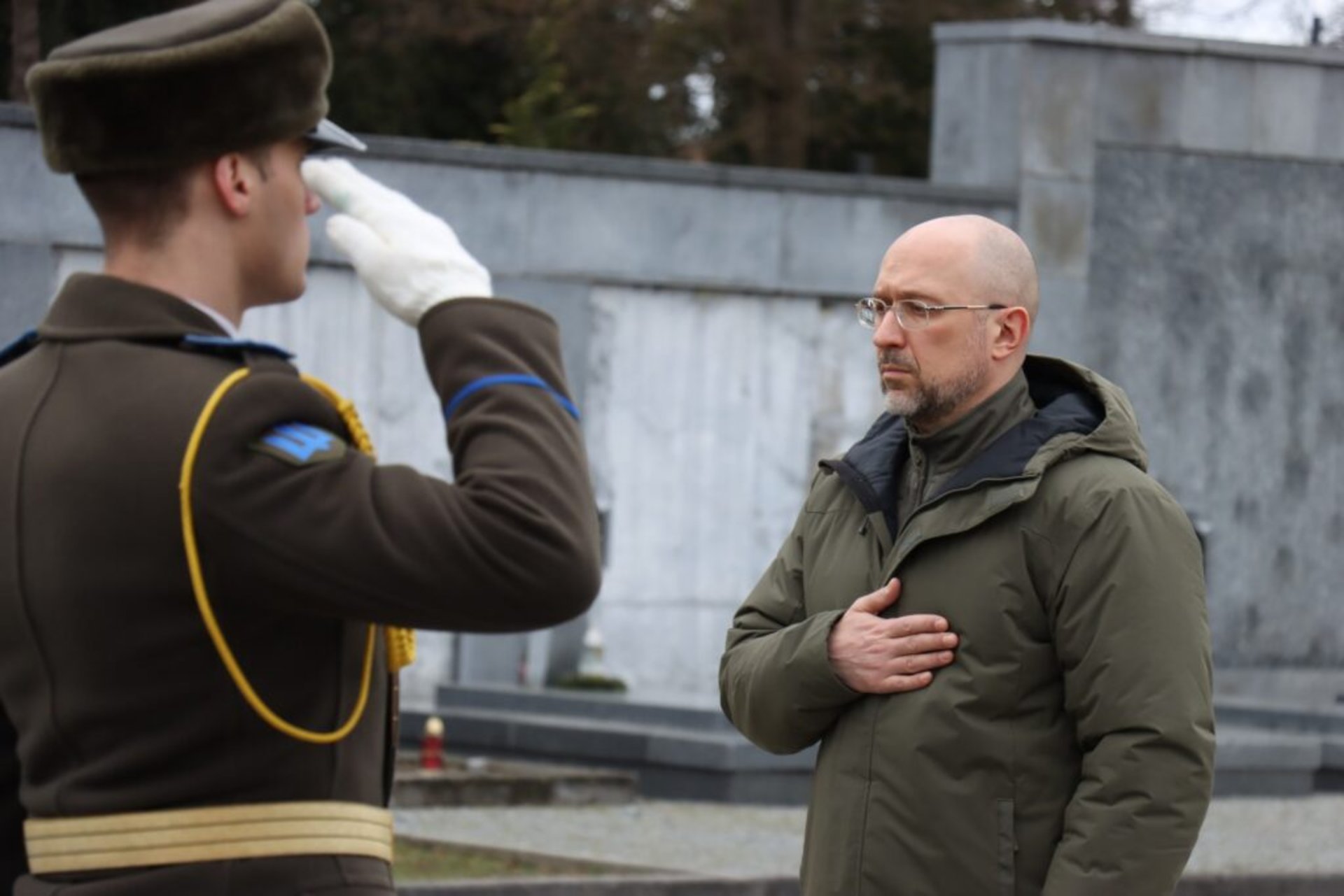 Шмигаль у рідному Львові вшанував світлу пам'ять полеглих українських Героїв, фото Павло Ткачук
