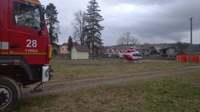 Вертоліт ДСНС виконав черговий рейс аеромедичної евакуації на Львівщині (ФОТО, ВІДЕО)