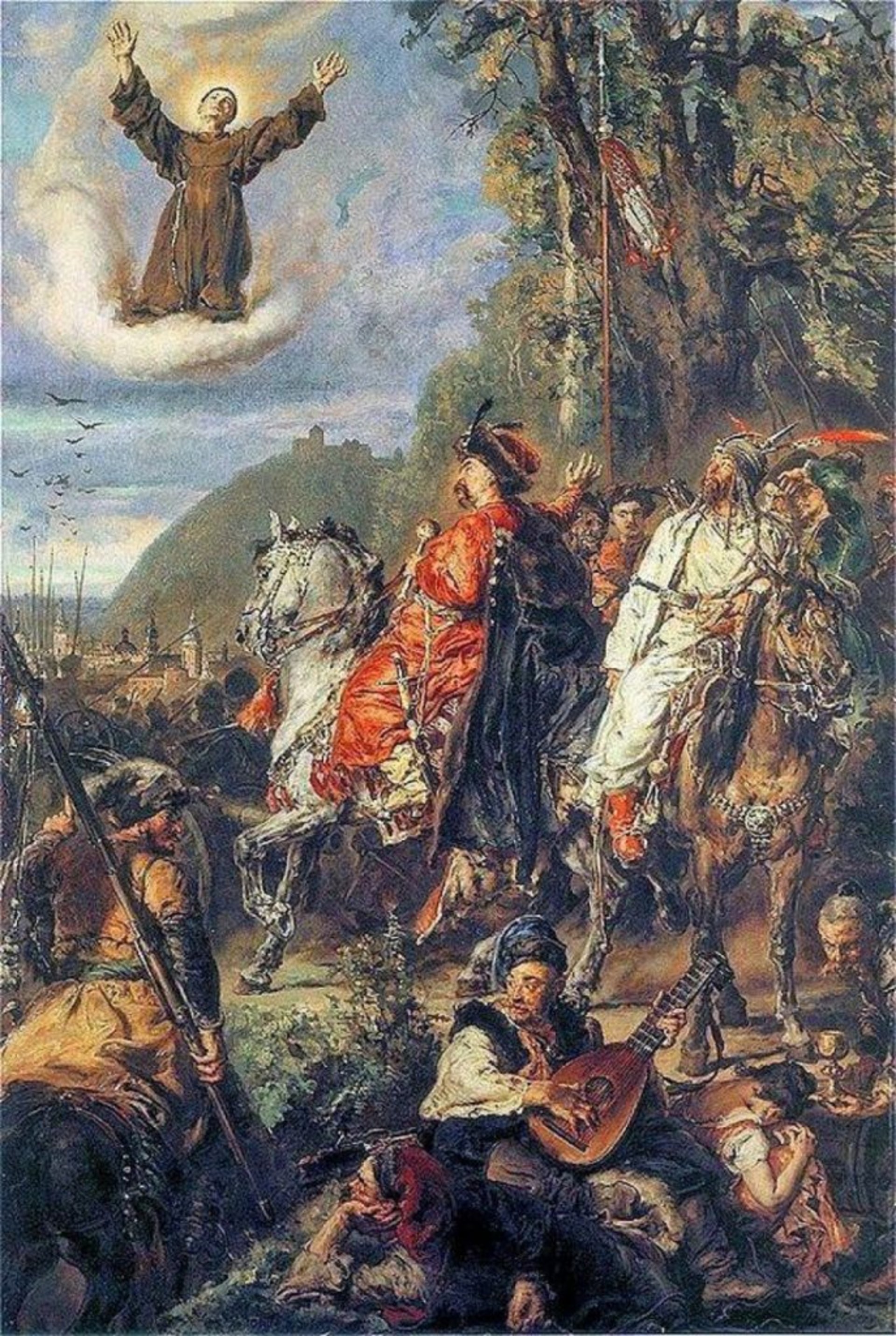 Ян Матейко. «Богдан Хмельницький з Тугай-беєм під Львовом». 1885 р.