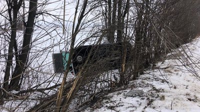 На Сокальщині внаслідок ДТП перекинувся автомобіль (ФОТО)