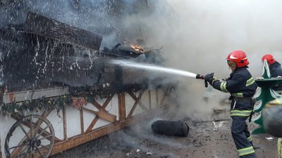 У мережі опублікували момент вибуху у центрі Львова (ВІДЕО)