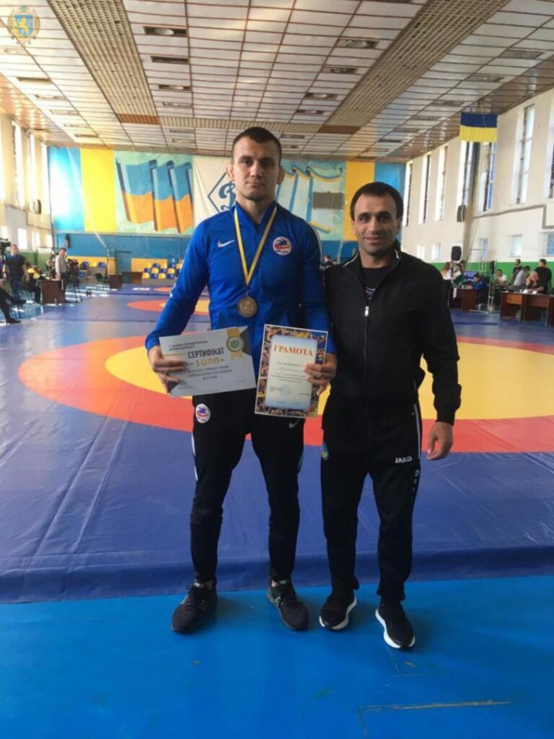 Львів'яни Юрій Ідзінський та Данило Стасюк стали чемпіонами України з вільної боротьби