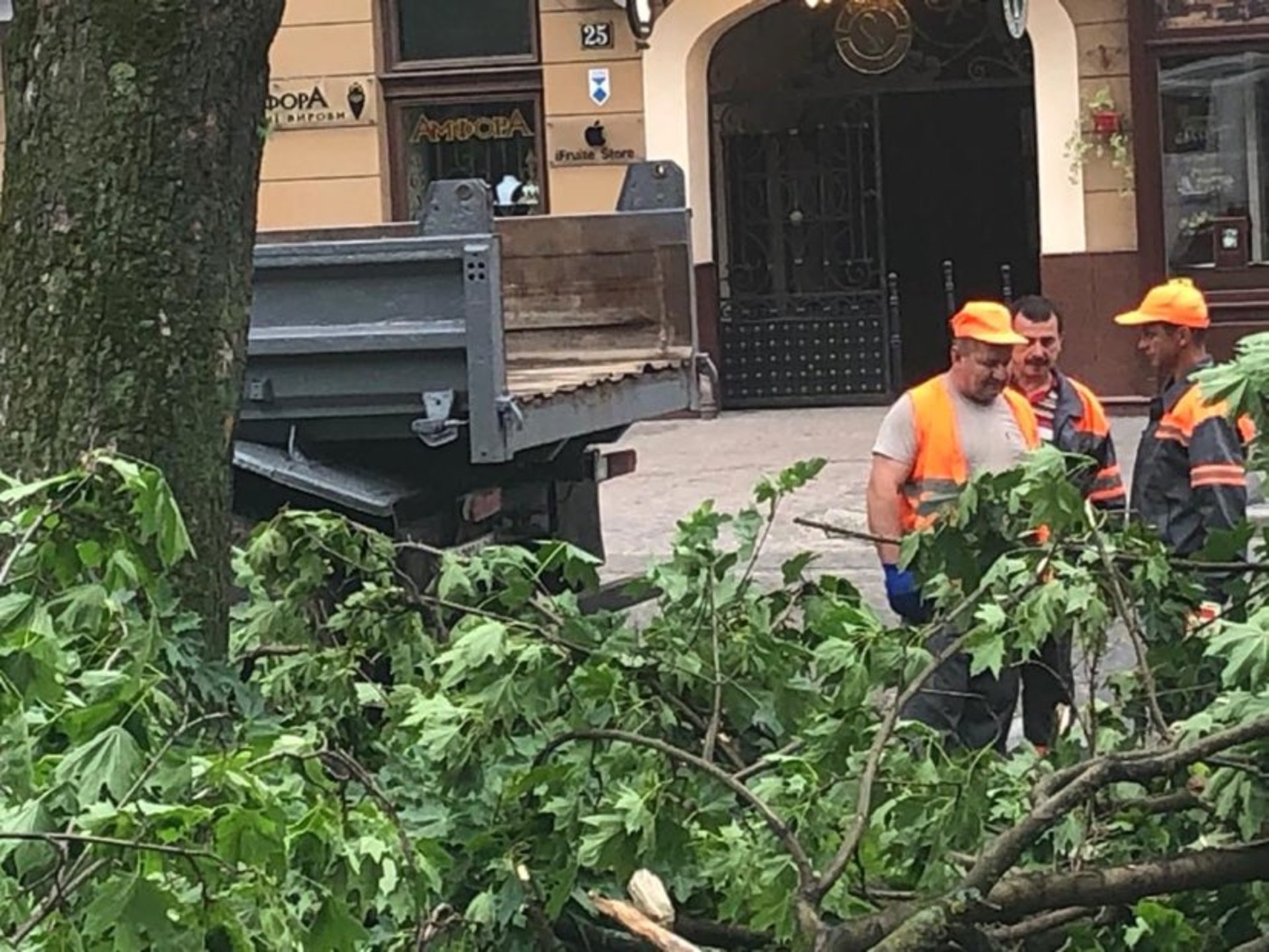 У Львові ліквідовують наслідки негоди, фото ЛМР