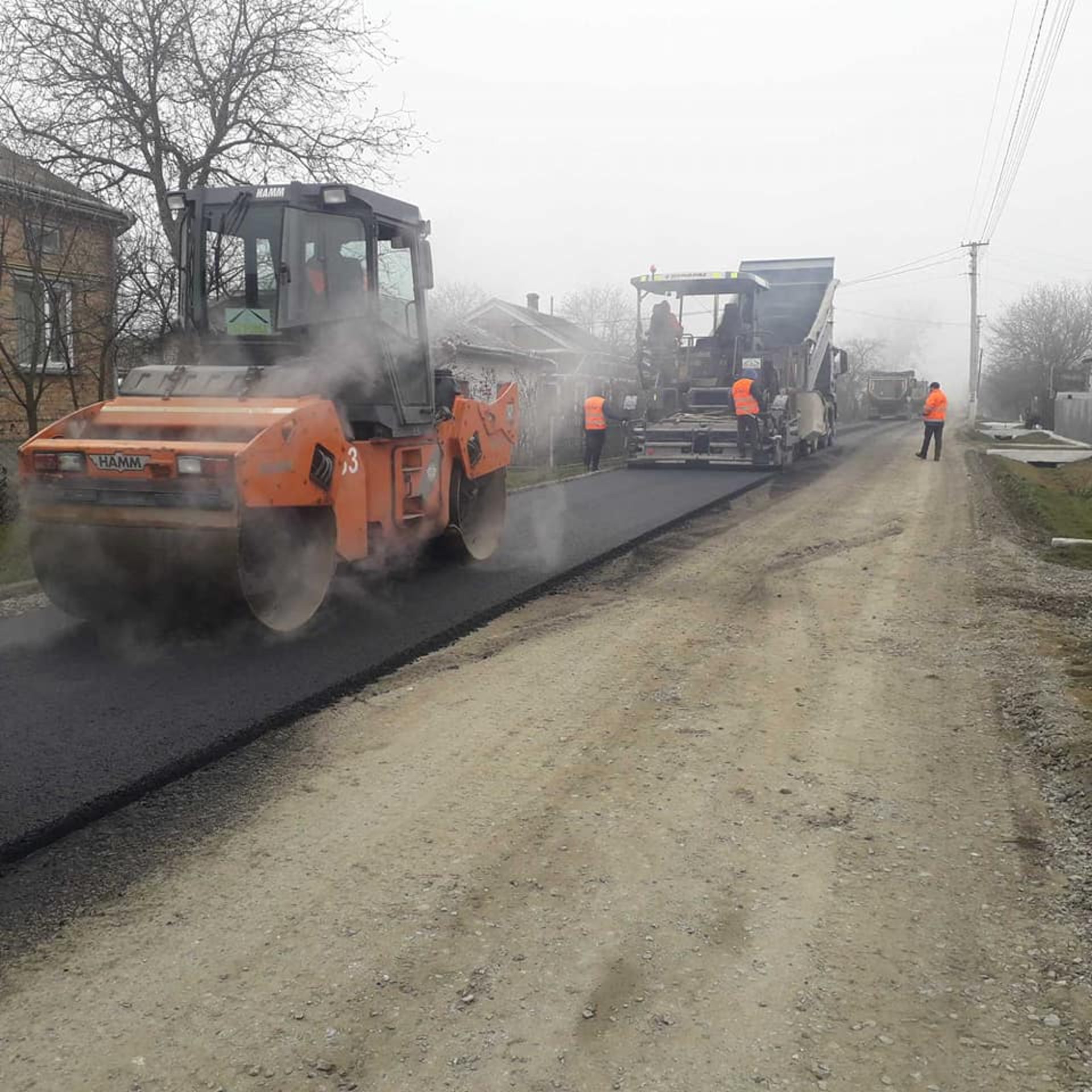 На Львівщині ремонтують дорогу з Артасова до повороту на Нагірці, фото Микола Одиноцький