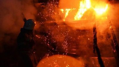 У Яворівському районі вогонь ледь не знищив житловий будинок