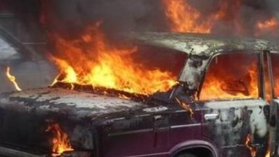 На Золочівщині під час пожежі згорів ВАЗ