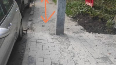 У Львові під час ремонту не доробили 20 метрів тротуару (ФОТО) 