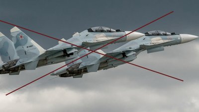 Біля Одеси збили два російські винищувачі Су-30см