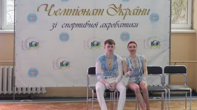 Акробати з Дрогобиччини стали абсолютними чемпіонами України серед змішаних пар