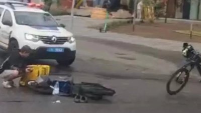 У Львові кур’єр на електровелосипеді потрапив у аварію