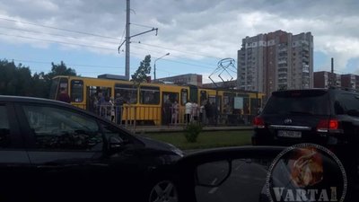 У Львові задимівся трамвай (ФОТО)