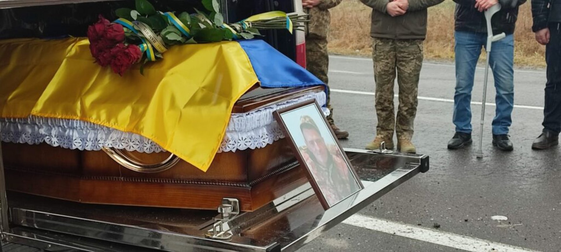 Дрогобицька громада прощається із загиблим захисником України Миколою Макухом