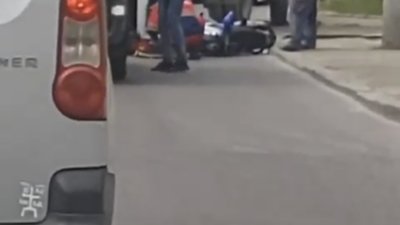 У Львові стався наїзд на мотоцикліста (ВІДЕО)