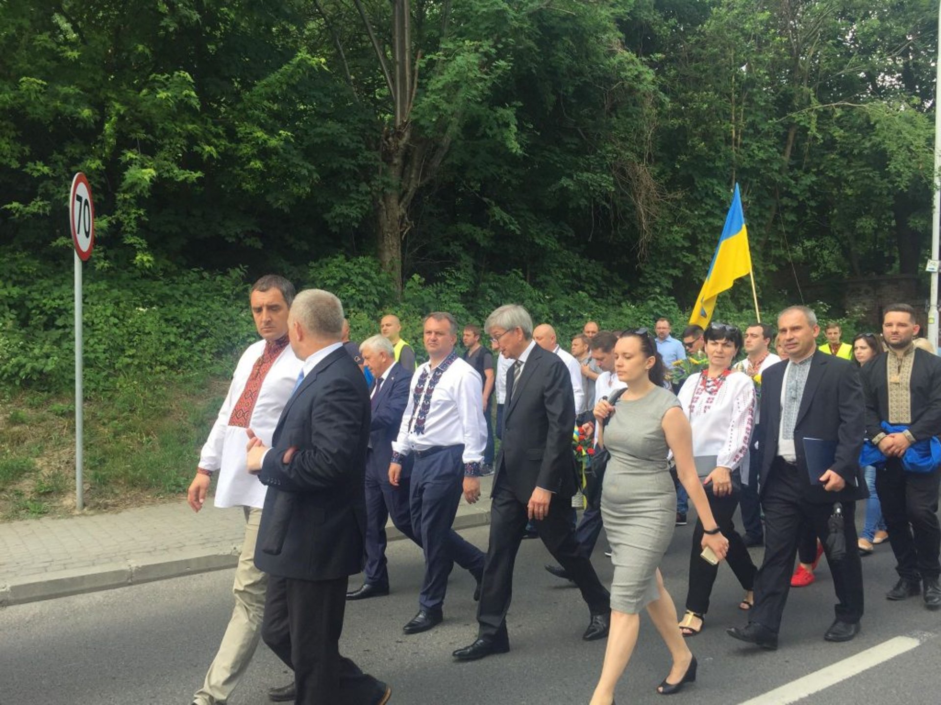 У Пикуличах вшанували полеглих українських воїнів. Фото Олега Довганика