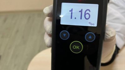 У Львові впіймали п’яного скутериста