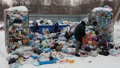 З Дублян не вивозять сміття (ФОТО)