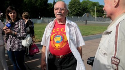 9 травня у Львові: чоловік з символікою СРСР, націоналісти і відсутність Вічного вогню