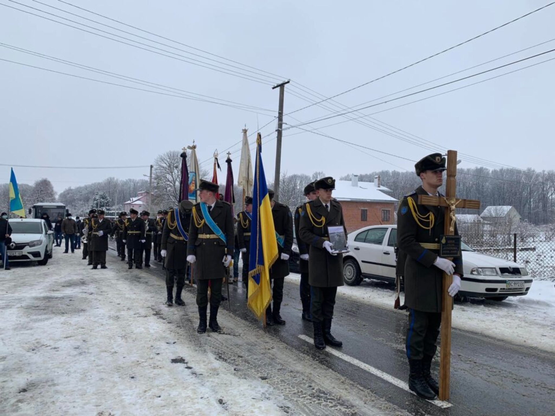Львівщина провела в останню путь Героя України Руслана Нирова, фото Пустомитівська міська рада