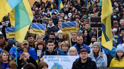 В Одесі відбувся марш єдності (ФОТО, ВІДЕО)