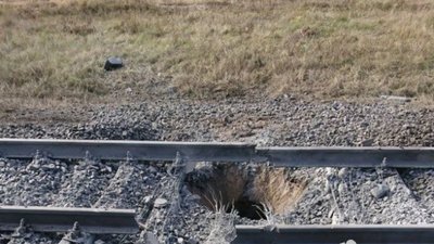 Партизани підірвали залізницю в окупованому Мелітополі