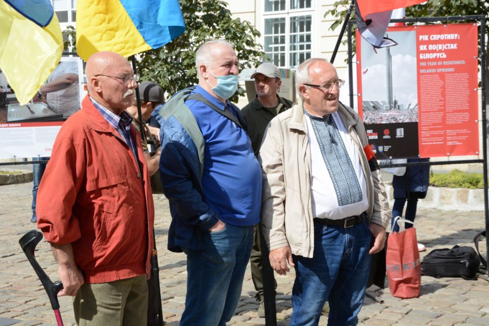 У Львові відкрили виставку «Рік спротиву: як по(в)стає Білорусь», фото ЛМР
