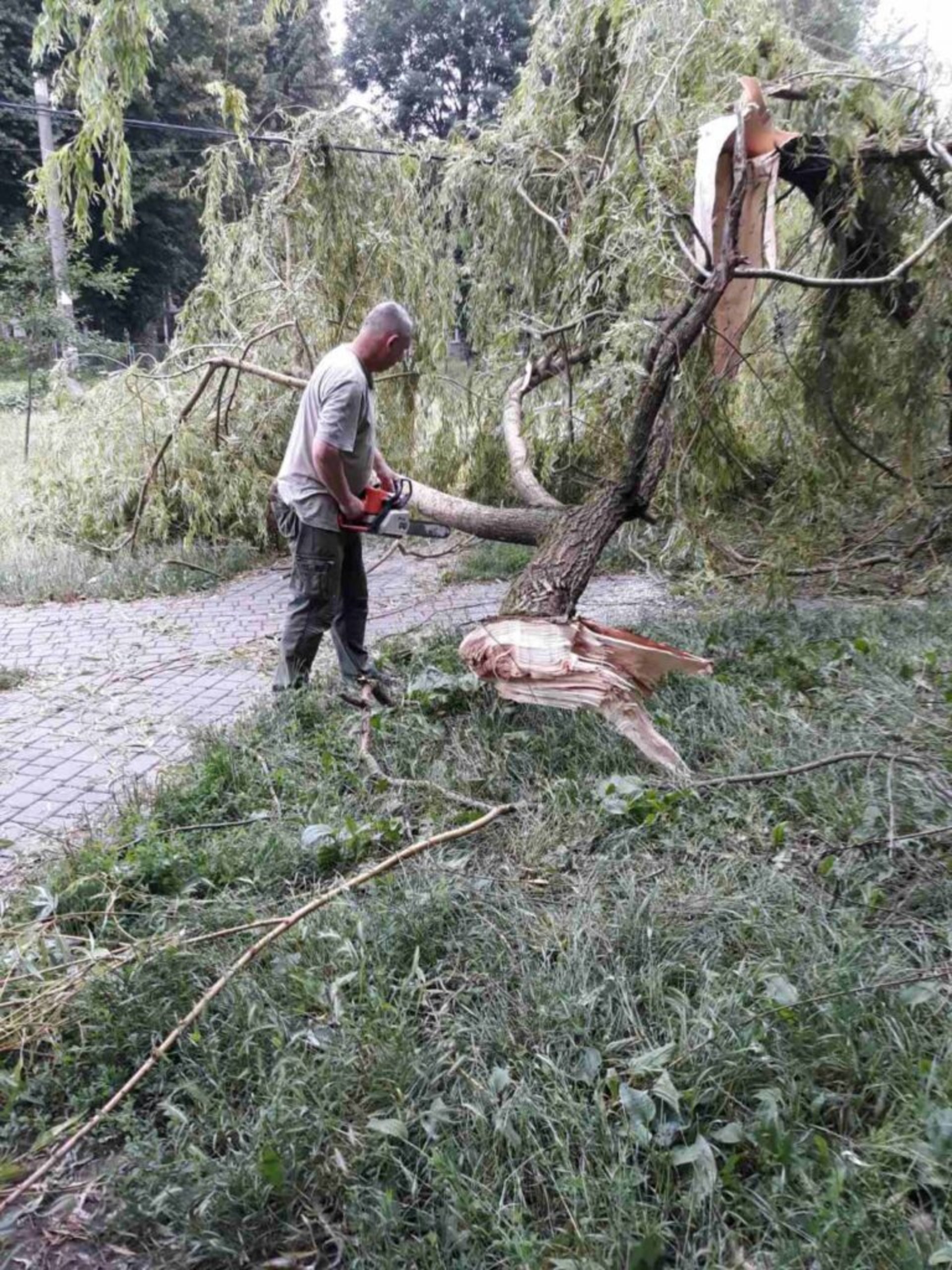 У Львові ліквідовують наслідки негоди, фото ЛМР