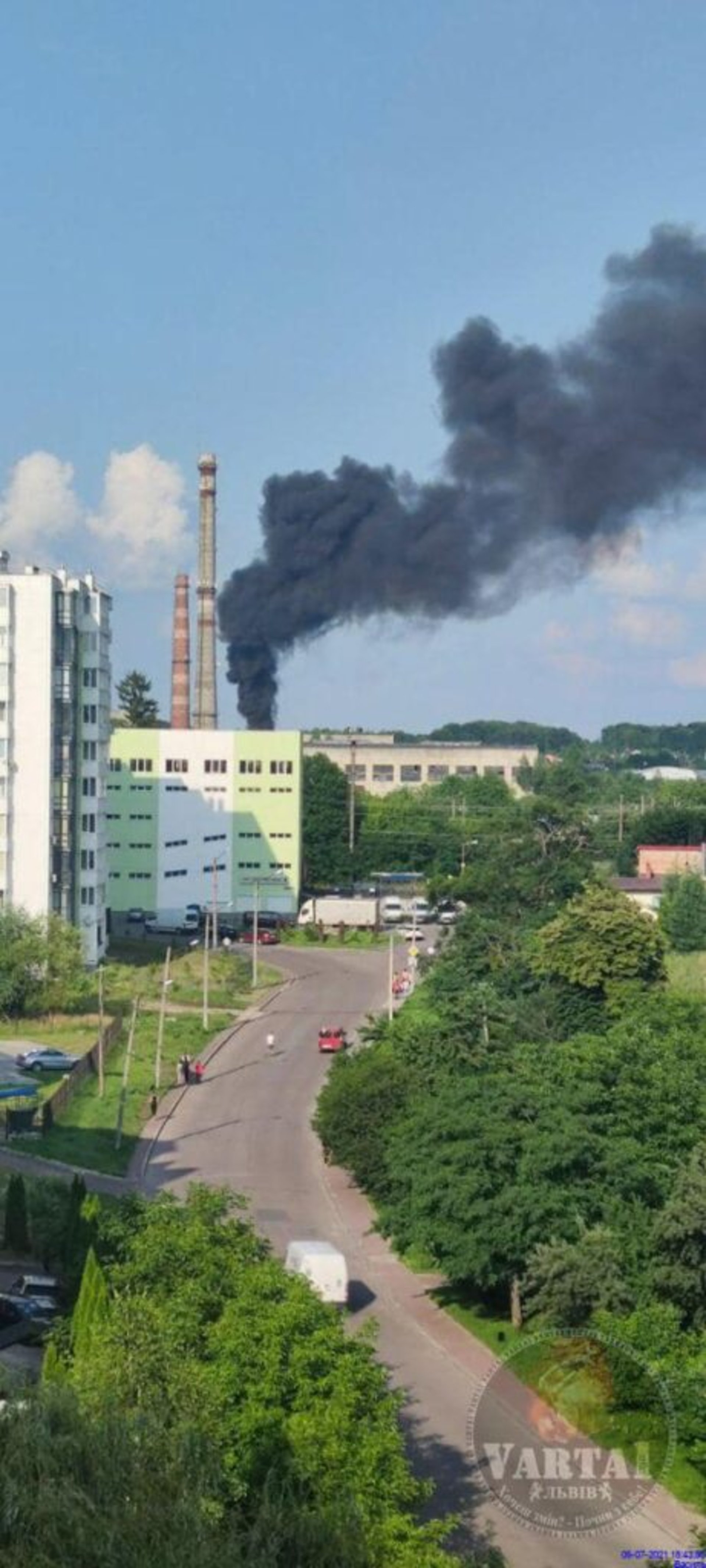 У Львові горіли автомобільні шини