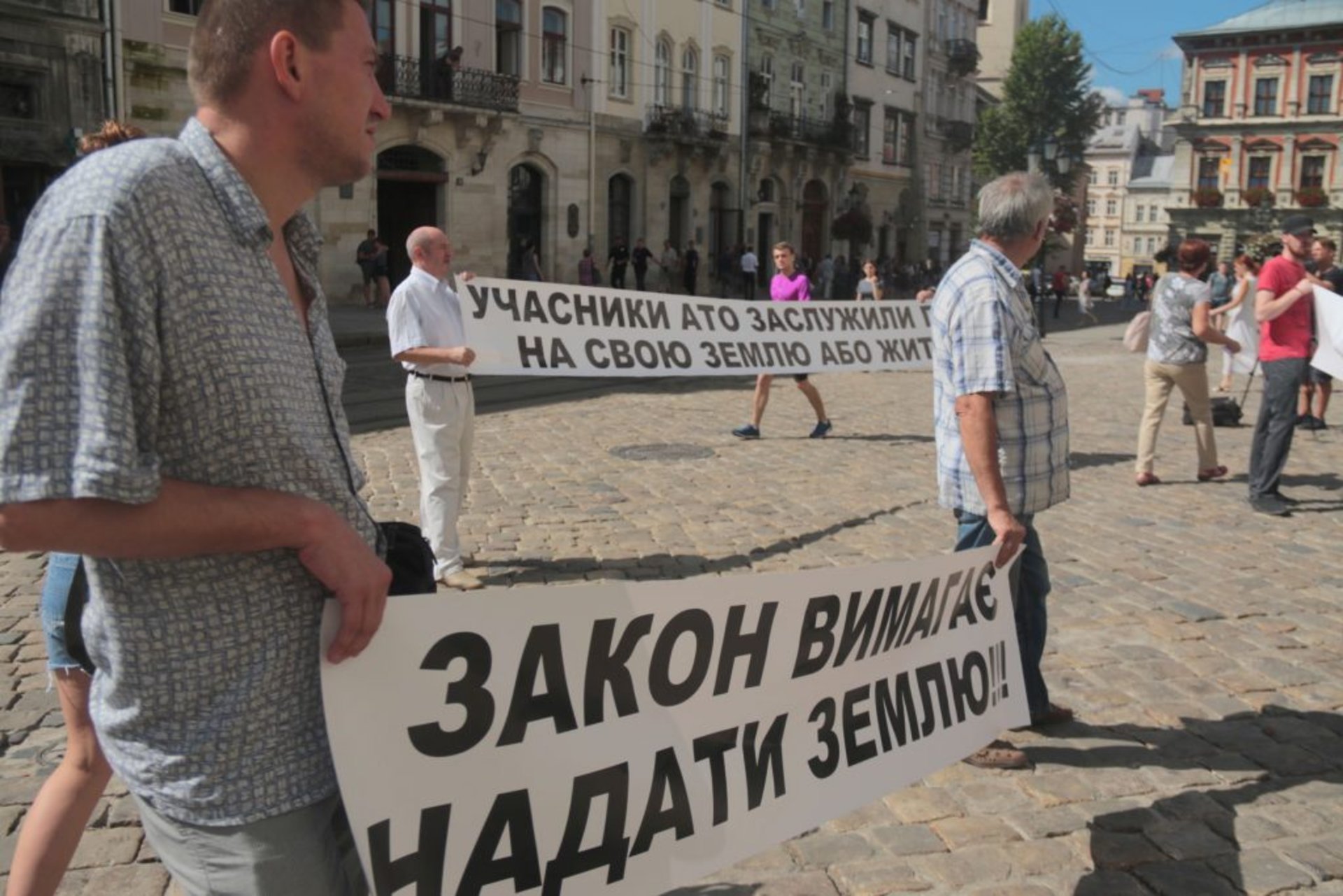 Акція протесту атовіців під ЛМР, 07.08.18
