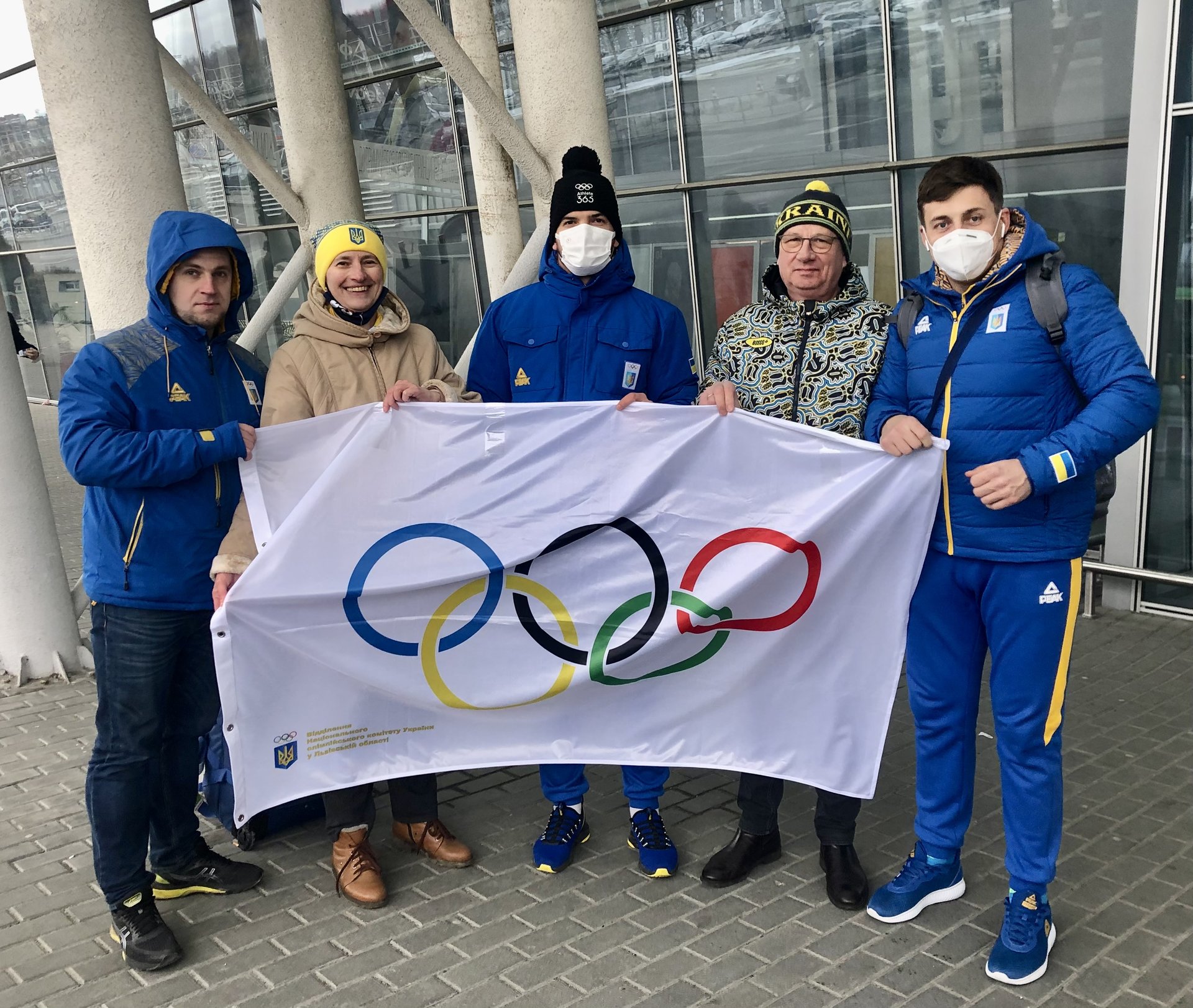 У Львові тепло зустріли національну збірну команду України з санного спорту, фото Оксани Вацеби