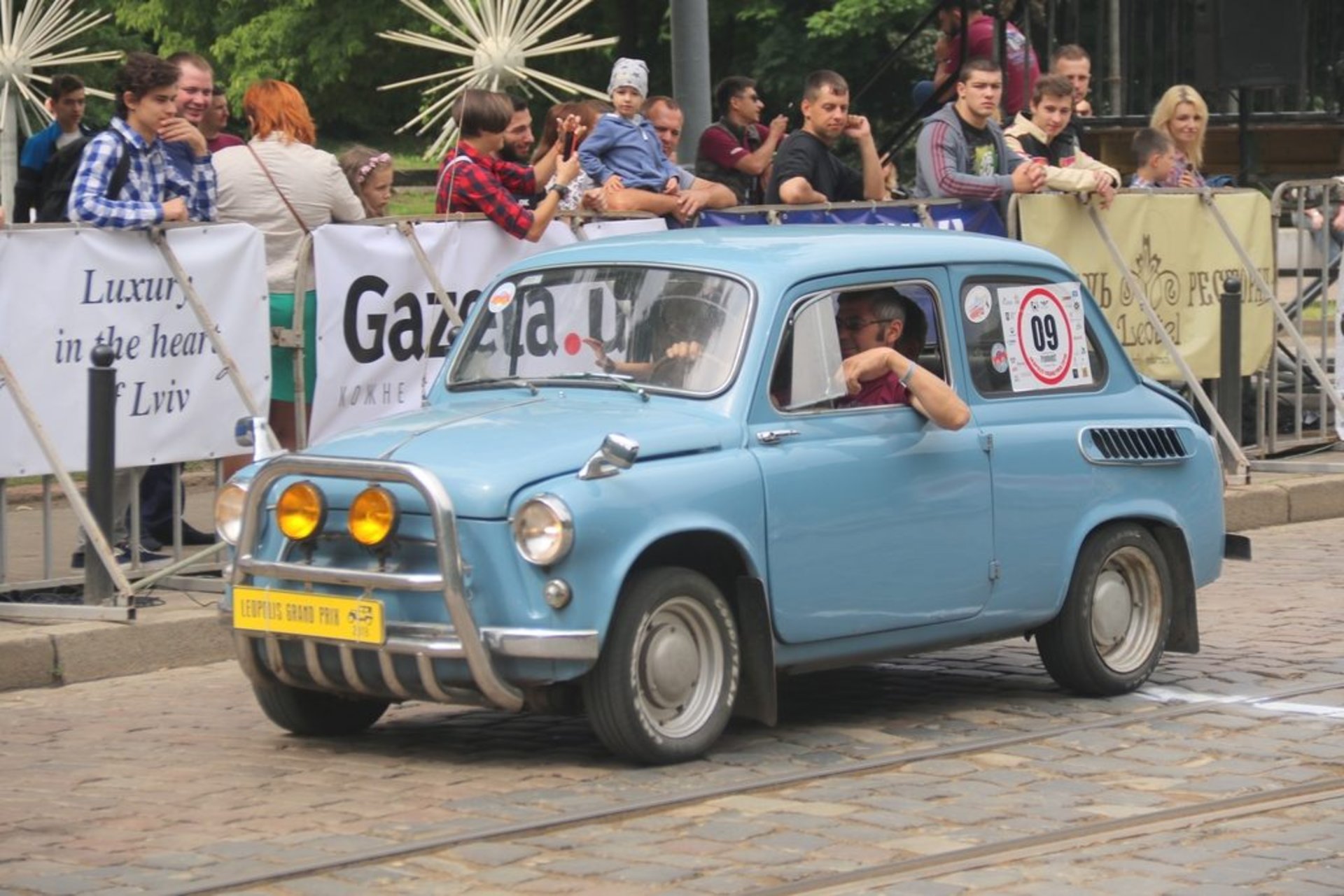 Перегони ретро-автомобілів на Leopolis Grand Prix 2018