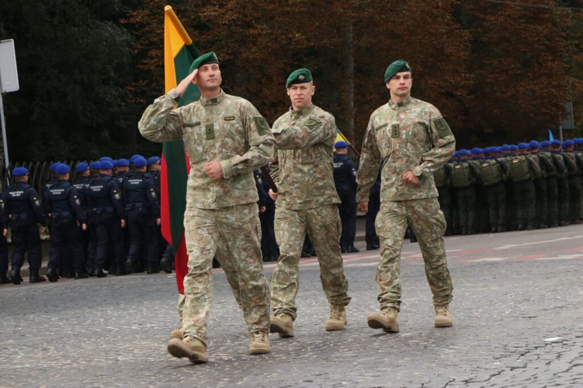 У Львові провели генеральну репетицію урочистого проходження Захисників, фото Павла Ткачука