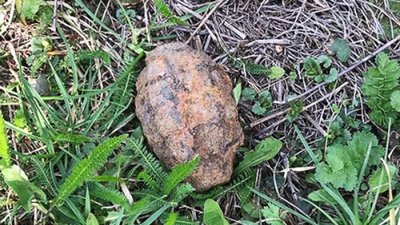 На Львівщині знайдено та знешкоджено застарілу гранату