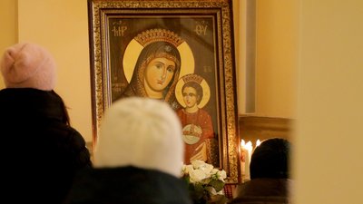 До Львова привезли копію ікони пресвятої Богородиці, яка усміхається (ФОТО)