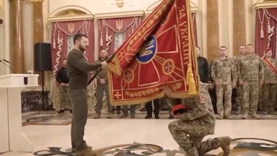 15 окрема бригада ЗСУ з Дрогобиччини отримала бойовий прапор