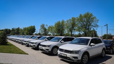 У Львові поліції передали нові автомобілі (ФОТО, ВІДЕО)