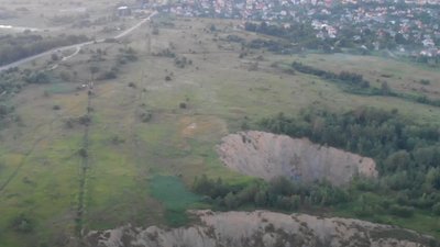 В мережі оприлюднили аерозйомку карстових проваль на Львівщині (ВІДЕО)