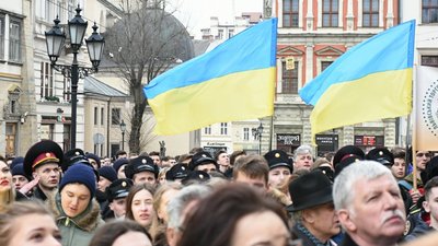 У вівторок в центрі Львова урочисто заспівають Гімн України