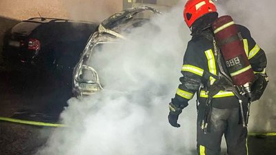 У Львові горів автомобіль