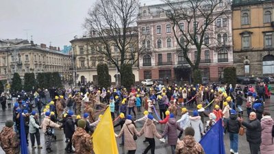 У Львові відбувся патріотичний театралізований захід «Оберіг Соборності»