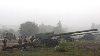 На Львівщині з військового полігону бойовий снаряд залетів на територію села