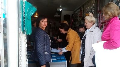 У Дрогобичі під час рейдової перевірки, більше половини торговців міського ринку «зачинилися»