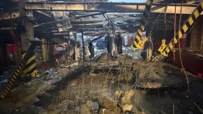 У Києві знищили термінал "Нової пошти" (ФОТО)