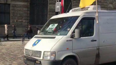 У Львові прощаються із померлим в Маріуполі бійцем батальйону «Львів» Ігорем Гуменчуком (ВІДЕО)